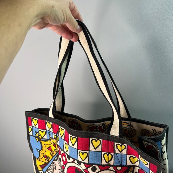 Brighton Queen Of Love Tote Bag With Heart Design & Bold Colors Purse Cards - Picture 13 of 16